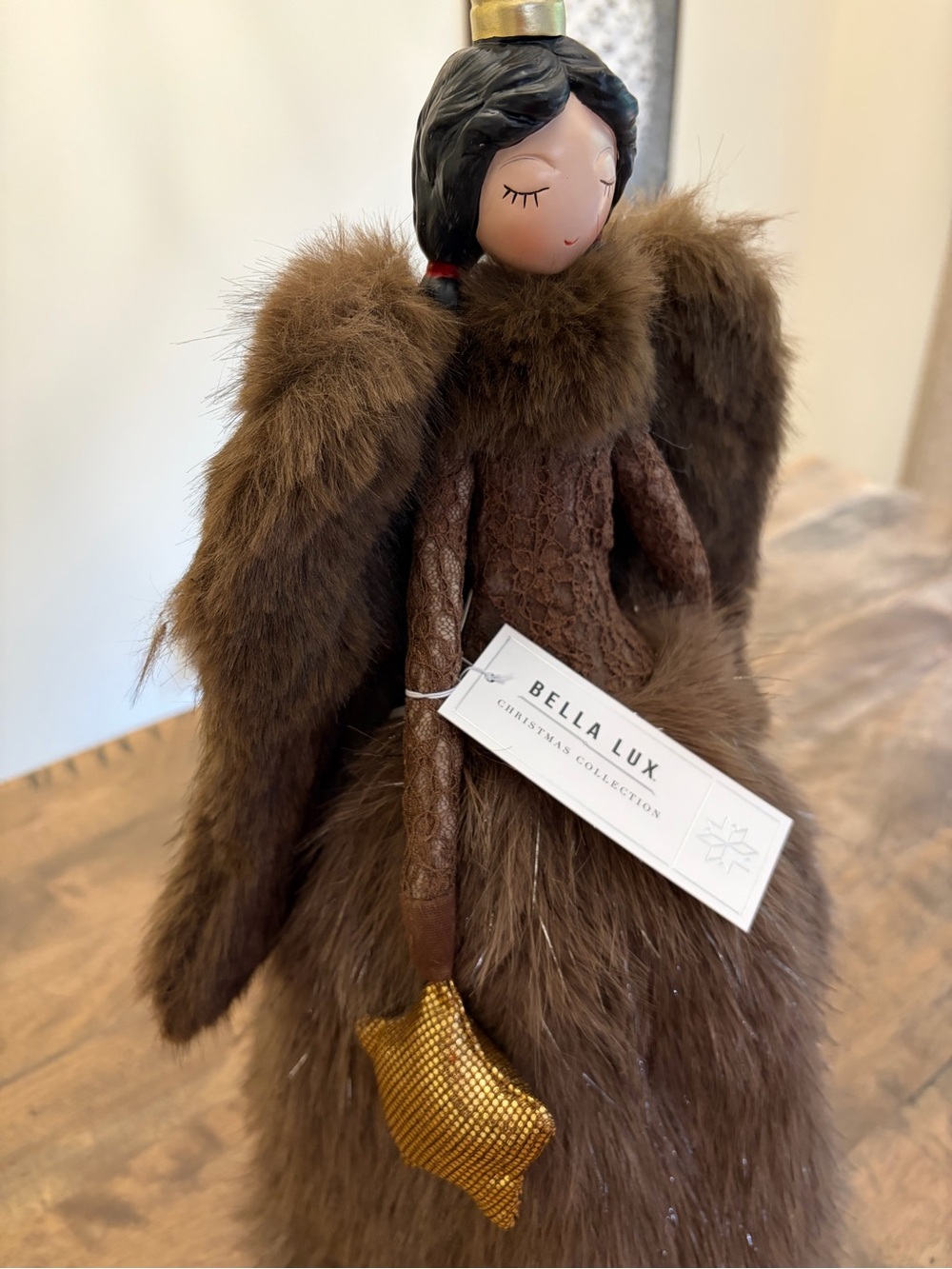 Bella Lux Christmas Angel Viral Chocolate “Mink” VHTF - Picture 6 of 15